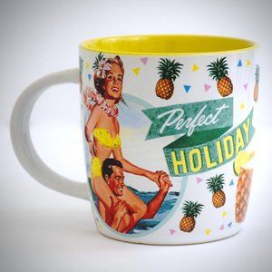 😎 Nostalgic Art Perfect Holiday 50s Style Mug Retro Pineapple Flamingos Germany